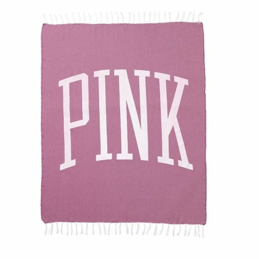 VS PINK 2017 LE FESTIVAL BEACH BLANKET THROW PINK